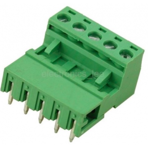 HR0625 5.08mm Right Angle Screw Terminal block - 5 pin